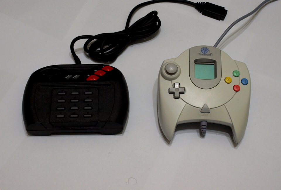 Jaguar and Dreamcast Controllers