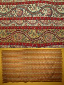 Jamewar shawl, Kashmir, wool, Honolulu Museum of Art 936