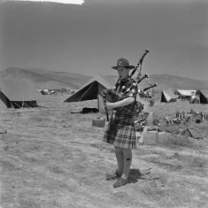 Jamboree 1963 te Marathon Griekenland. Schotse doedelzakblazers, Bestanddeelnr 915-4237