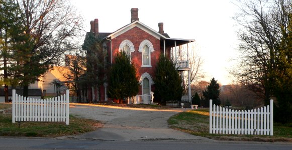 James B. Weaver house from W 1