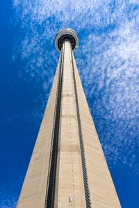 Blue sky tower cn tower photo