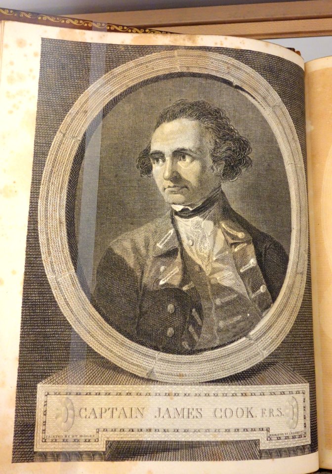 James Cook, 'A voyage towards the South Pole, and round the world', London, Printed for W. Strahan and T. Cadell, 1777, view 2 - Royal Ontario Museum - DSC03595