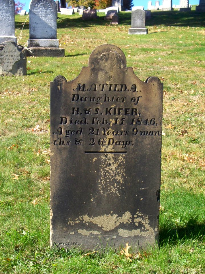 Kifer (Matilda), Brush Creek Cemetery, 2015-10-26, 01