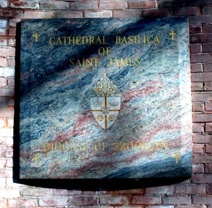 James Cathedral Bklyn plaque jeh