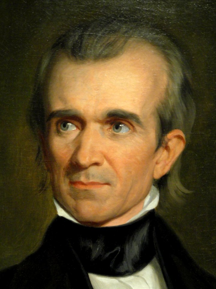 James Knox Polk by George Peter Alexander Healy (detail), 1846 - DSC03261