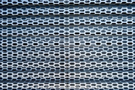 Metal building exterior blue metal