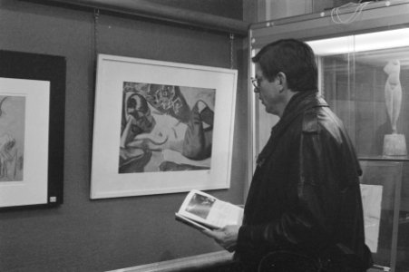 Kijkdagen in veilinghuis Christies voor de collectie F.J. Sandbergen, een bezoek, Bestanddeelnr 933-2655