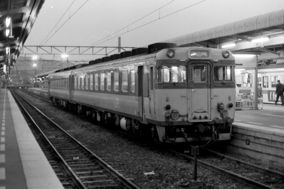 Kiha 65 and Kiha 58 at Takamatsu station