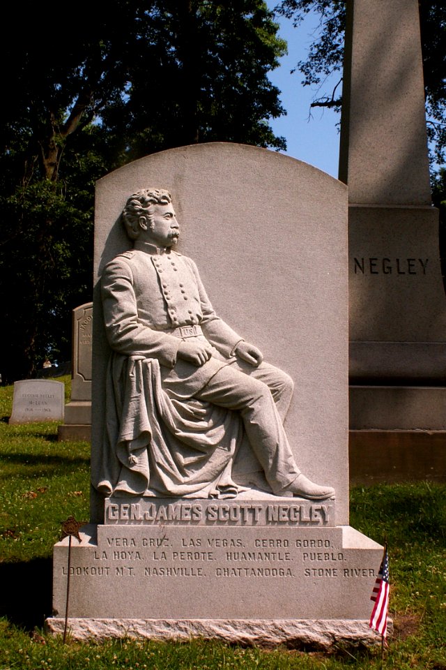 James Scott Negley monument, Allegheny Cemetery, Pittsburgh