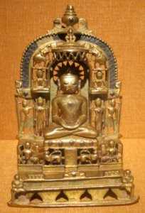 Jain shrine from Vikrama Samvat in western India, dated 1459 CE, bronze, HAA