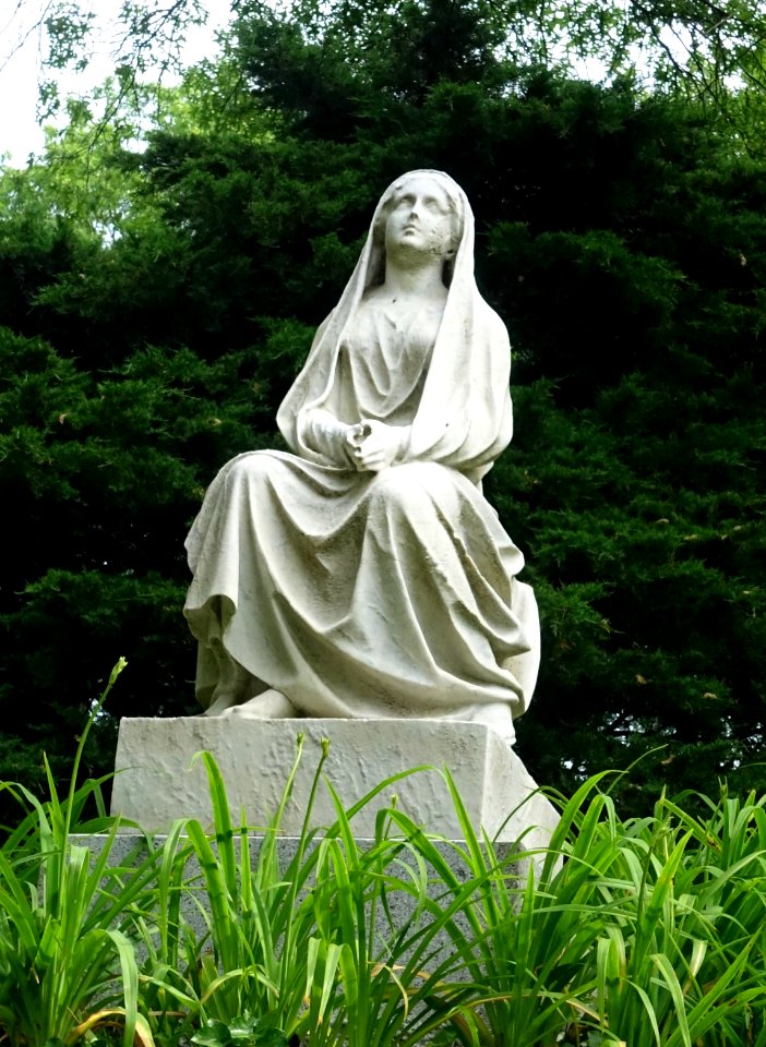 James M. Thompson detail - Mount Auburn Cemetery - DSC04251