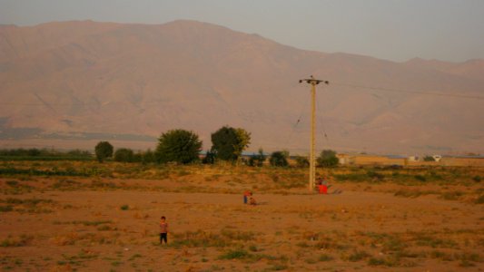Kids play Kite - Deh Shaikh - North of Maghrebi Tomb - Southwestern suburbs of Nishapur 2