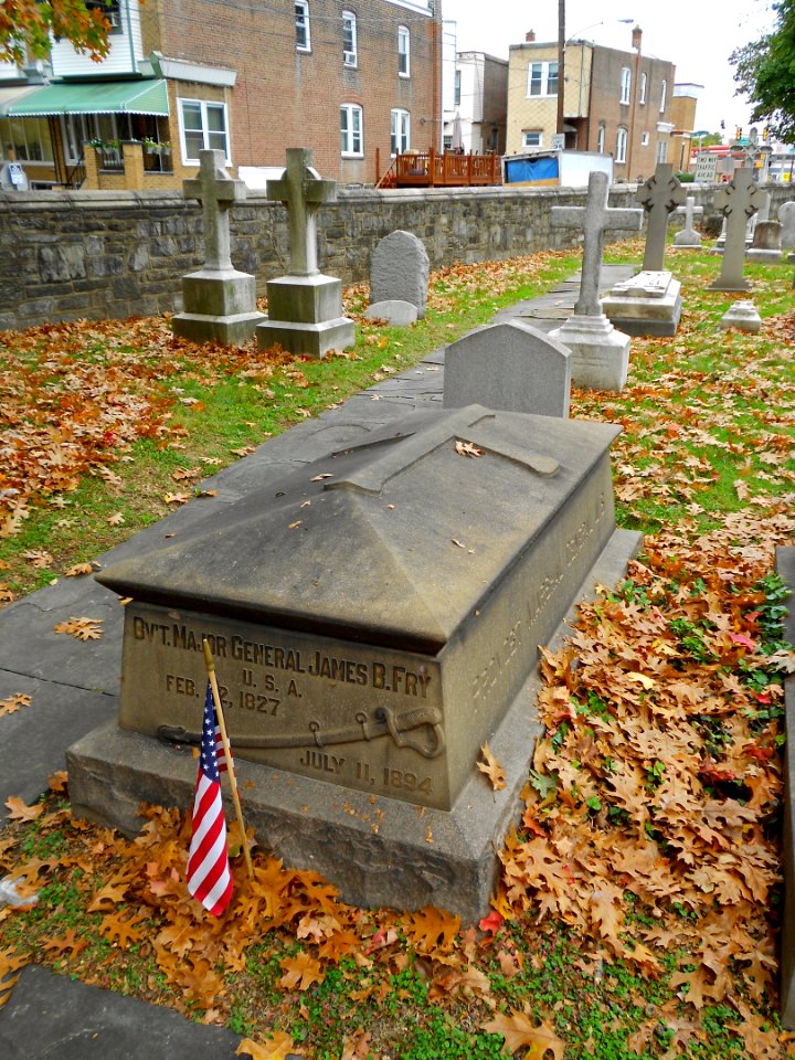 James B Fry grave, St James Less Philly