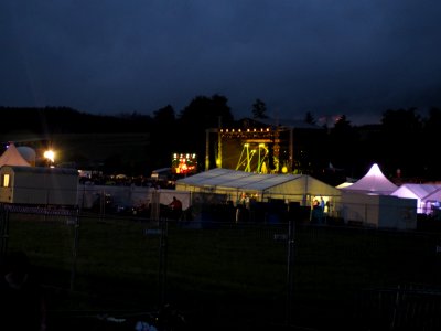 Jahrhundertsud Festival Gelände Nachts