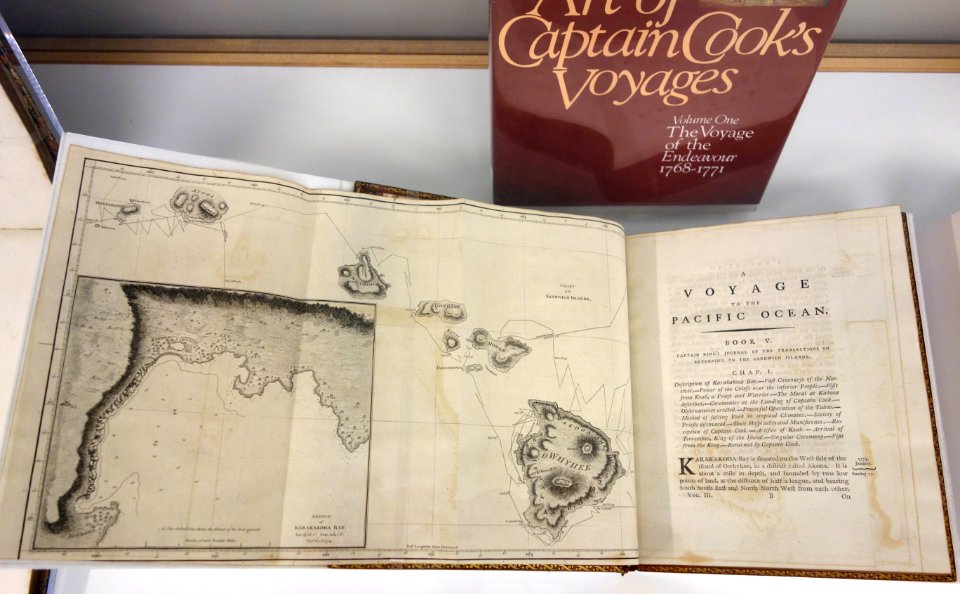 James Cook, 'A Voyage to the Pacific Ocean', London, printed for John Stockdale, Scatcherd and Whitaker, John Fielding, and John Hardy, 1784 - Royal Ontario Museum - DSC03586