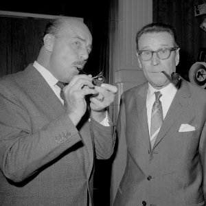 Jan Teulings en Georges Simenon (1966)