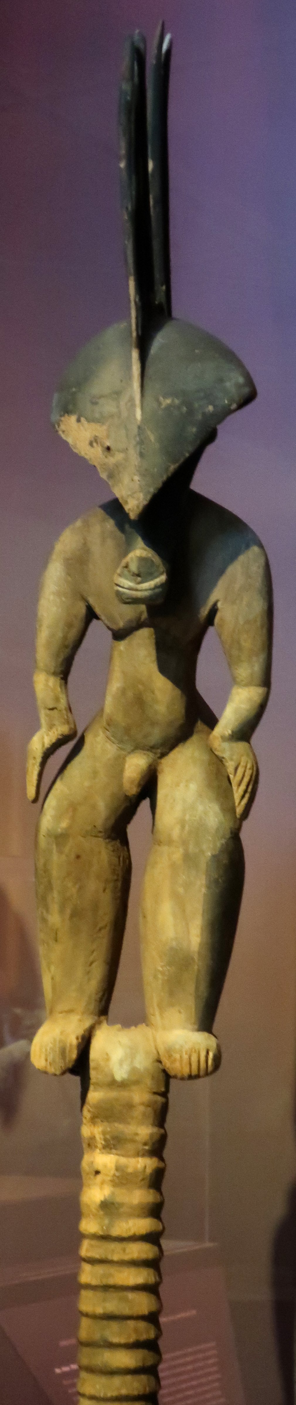 Ki'i, Maui, Hawaii, wood, Bishop Museum D.02773
