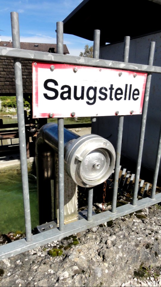 Kiefersfelden — Saugstelle