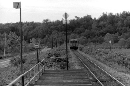 Kiha 22 leaving Kohan station