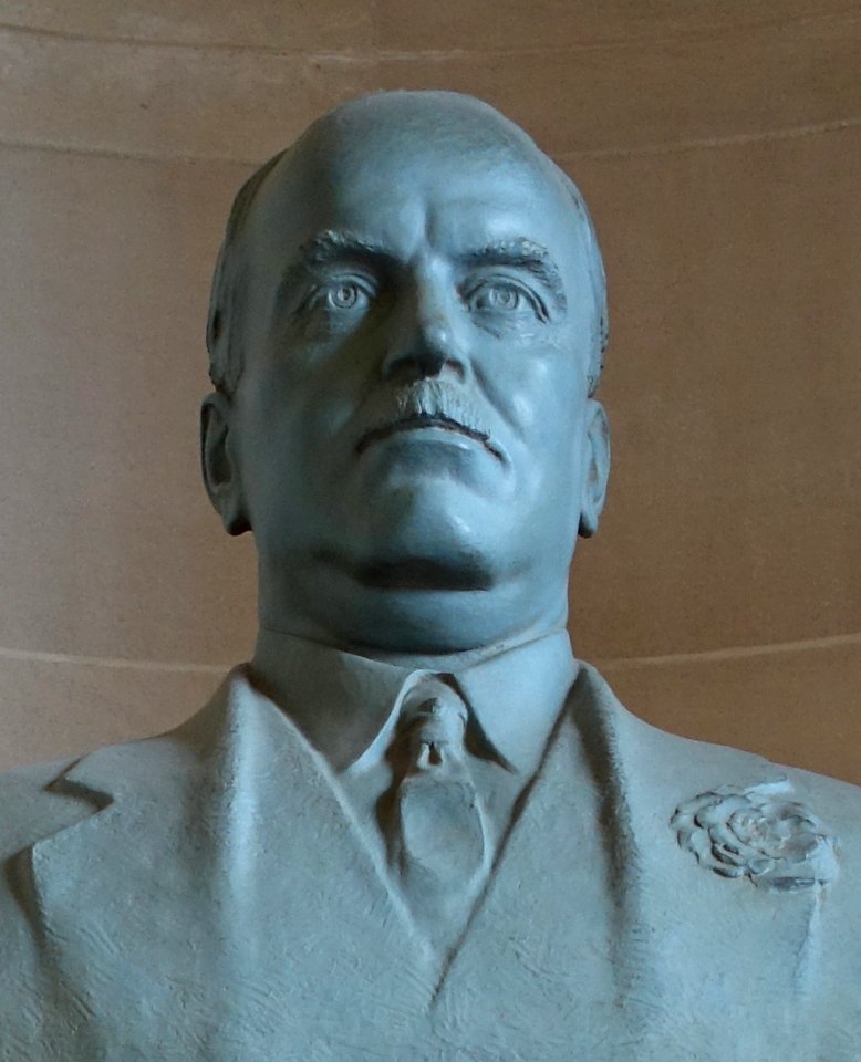 James Rolph, Jr., by Haig Patigian - San Francisco City Hall cropped)