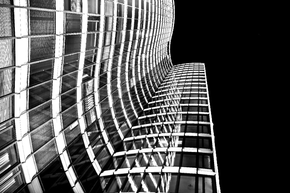 Modern facade building