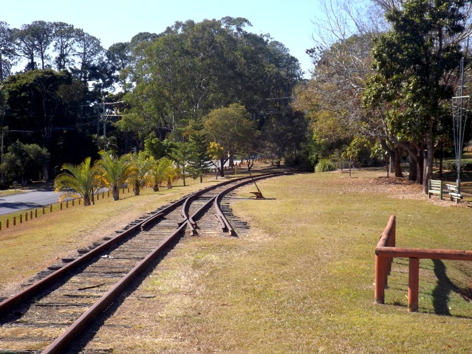 Kilcoy railway at Wamuran Queensland