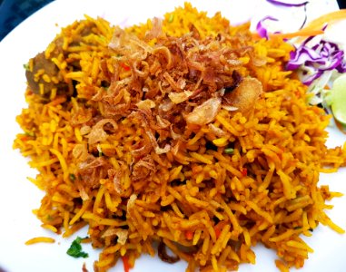 Khao mok phae (goat biryani), Bangkok, 2018-09-07 (2)