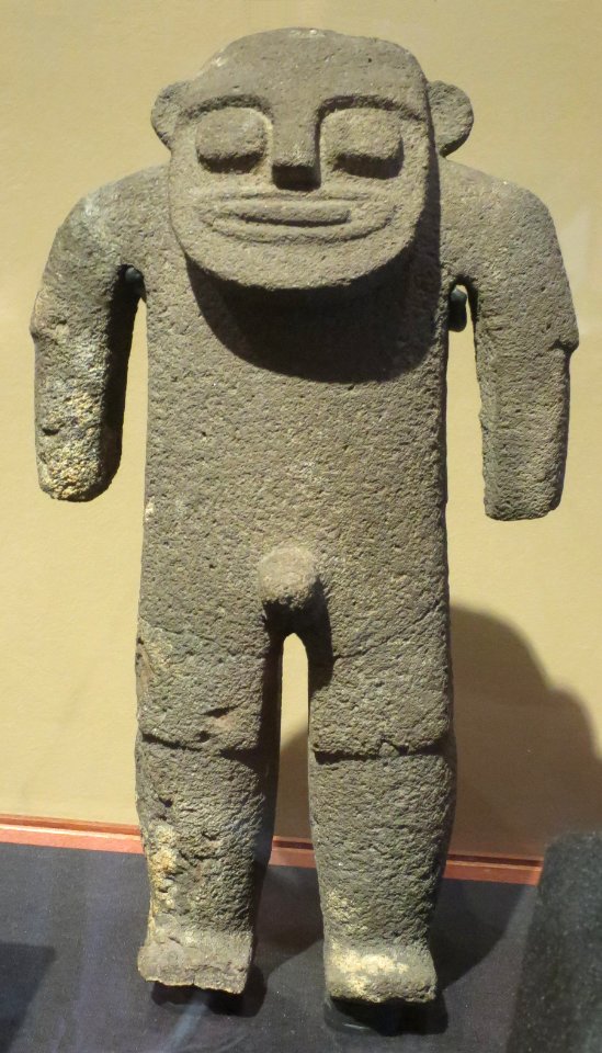 Ki'i pohaku, Hawaiian stone image from Necker Island, Bishop Museum, 07447