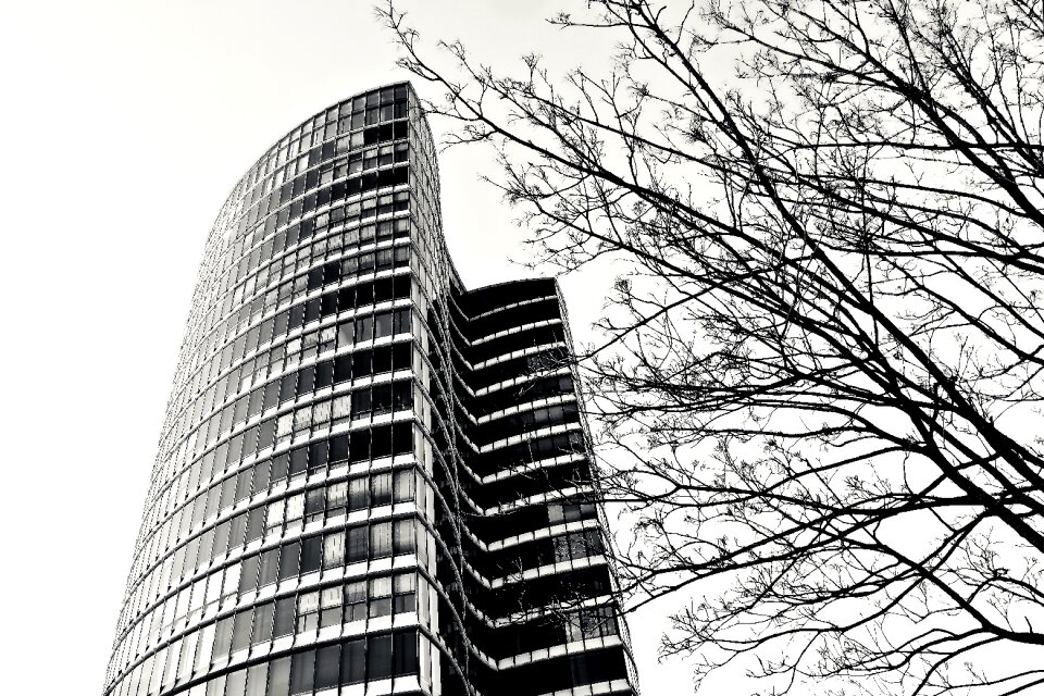 Modern facade building
