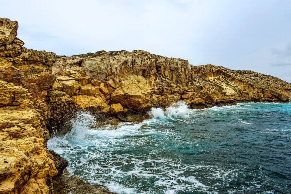 Landscape scenery rocky coast