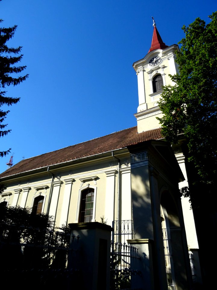 Kikinda main square Catholic church