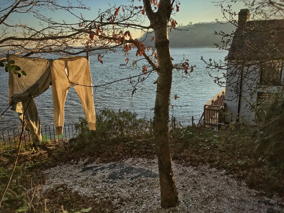 Carmarthenshire playwright outdoors