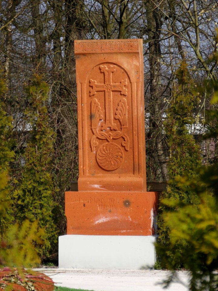 Khatchkar of the genocide memorial in Almelo 1