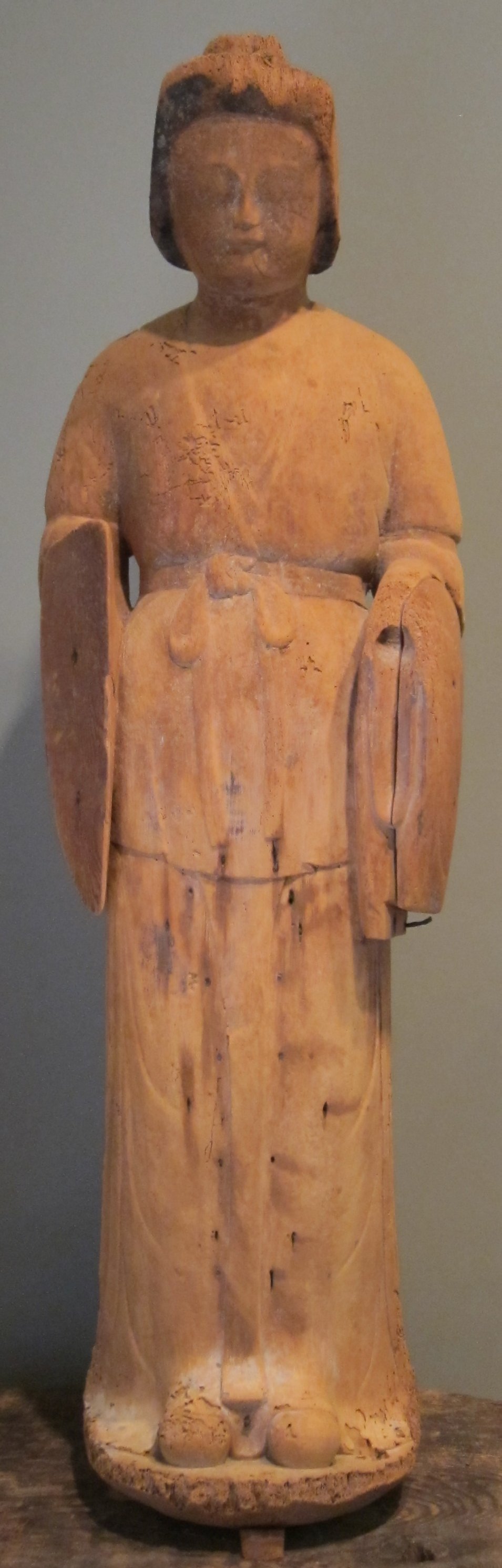 Kichijoten, Heian period, 10th century, cypress wood, HAA