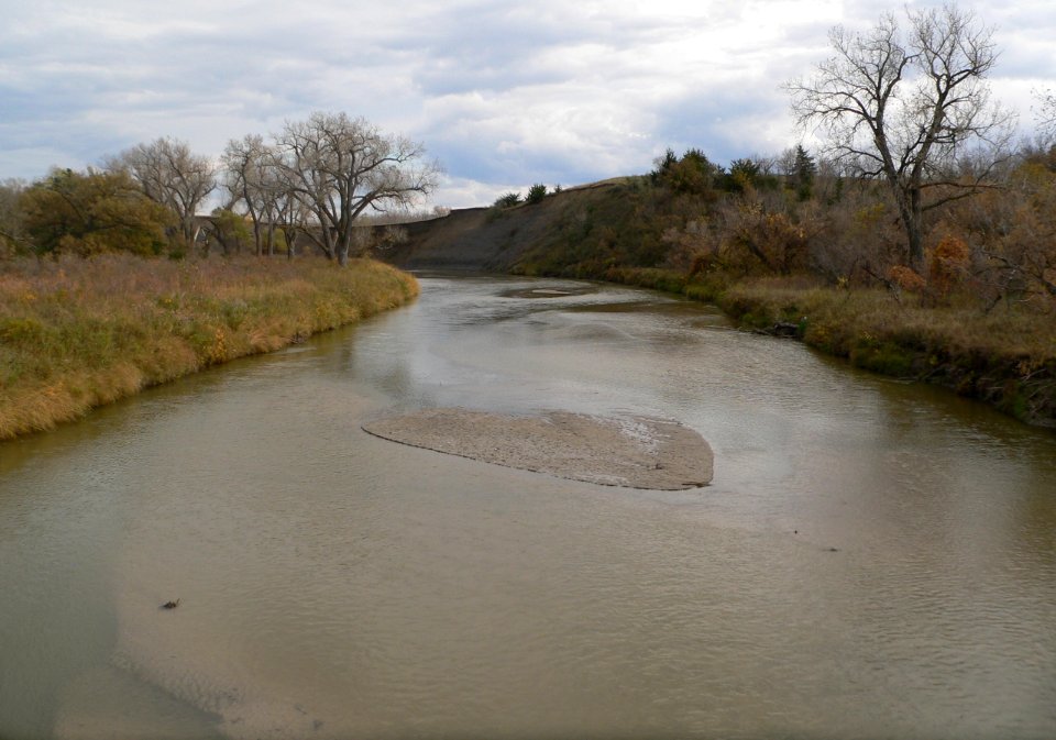 Keya Paha River from 902 bridge DS