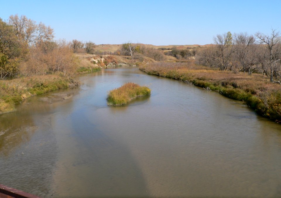 Keya Paha River from Lewis Bridge DS