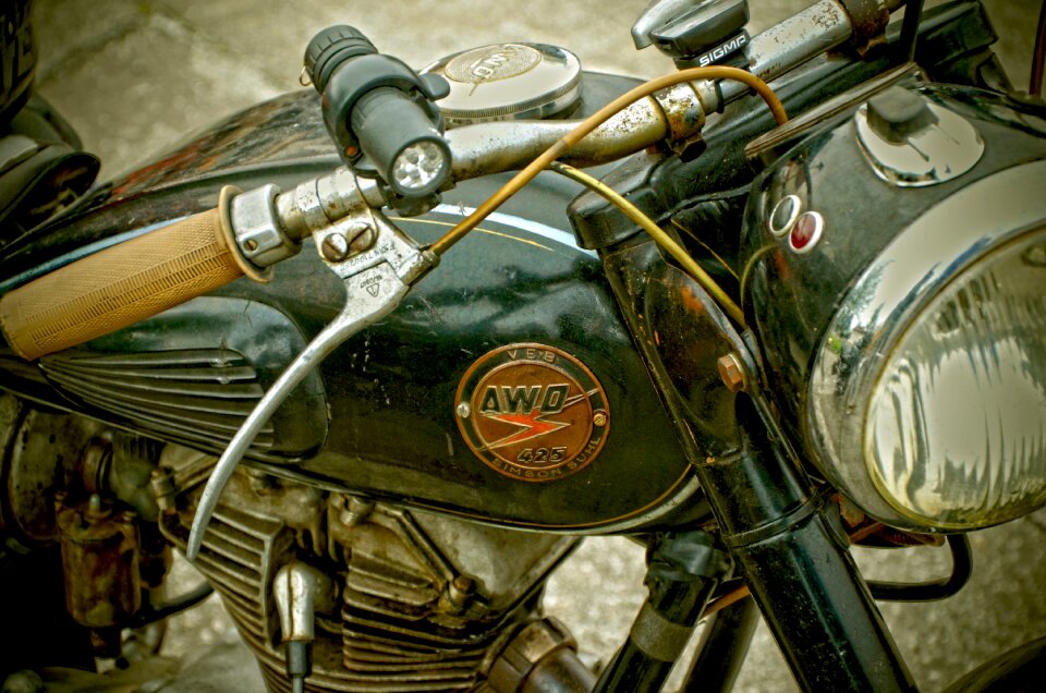 Simson suhl two wheeled vehicle