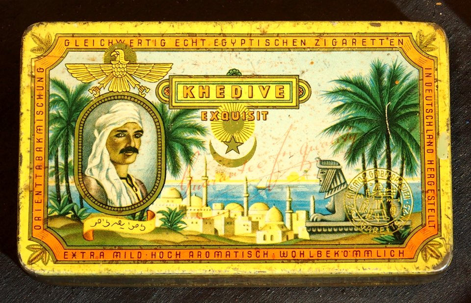 Khedive Exquisit, Egyptischen Zigaretten