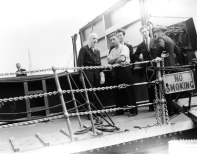 Ketelontploffing in Engelse kustvaarder Swift van Handelsk. Amsterdam, Bestanddeelnr 905-7960