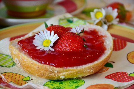 Strawberries strawberry jam fruit photo
