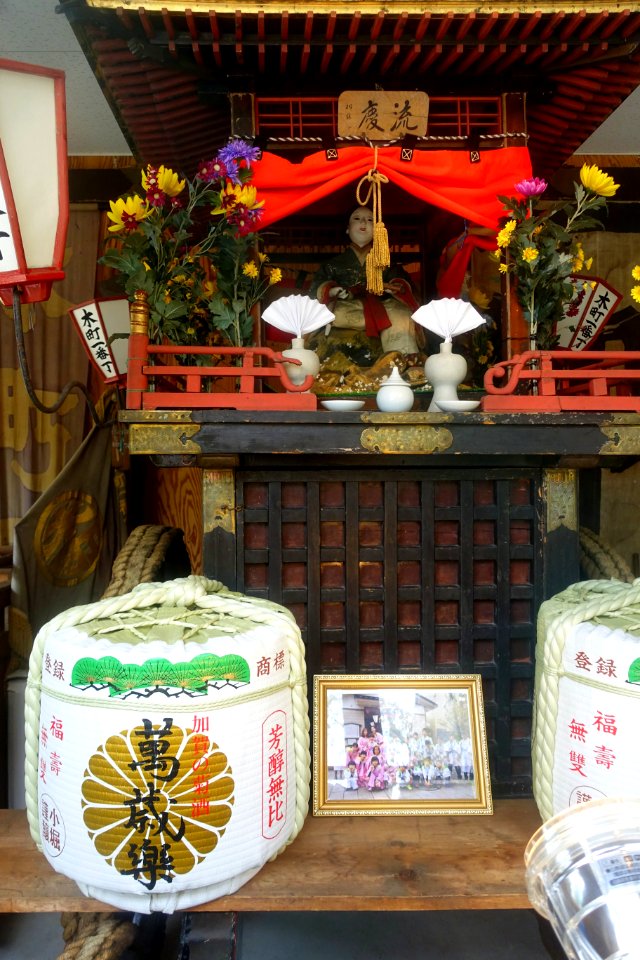 Ki-machi 1st District's Taiko-dashi drum float, 1867 AD - Kanazawa, Japan - DSC00088