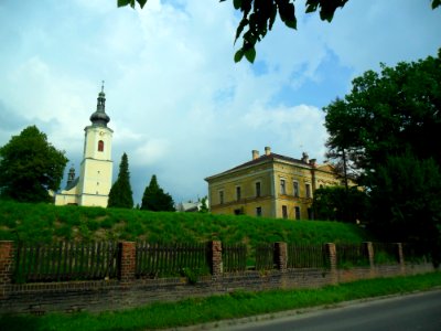 Kietrz kościół i plebania