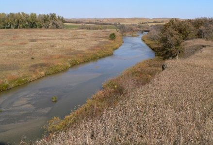 Keya Paha River from above Lewis Bridge 1
