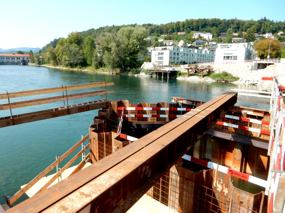 Kettenbrücke Aarau Baustelle 2020 a