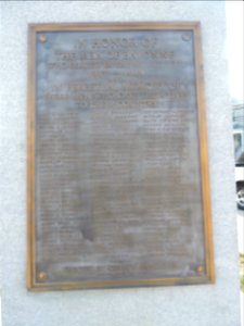 Killen Pk WWI honor roll plaque uncut Bayonne jeh