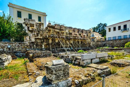 Greek ancient agora photo