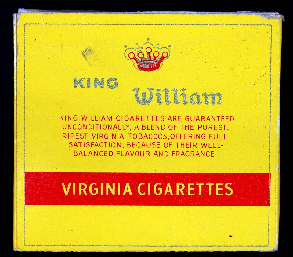 King William cigarettes pack, pic2