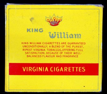 King William cigarettes pack, pic2