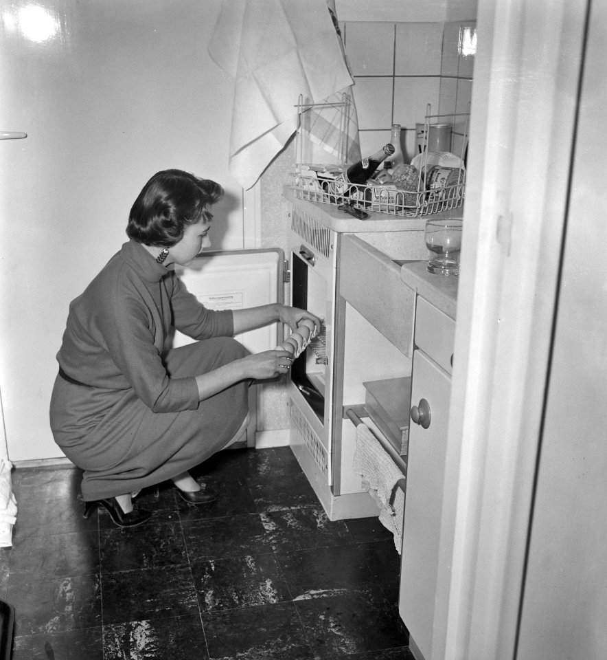 Keuken in het motel, Bestanddeelnr 907-7311