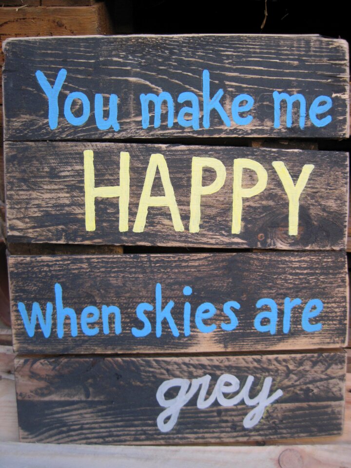 Pallet wood sign rustic